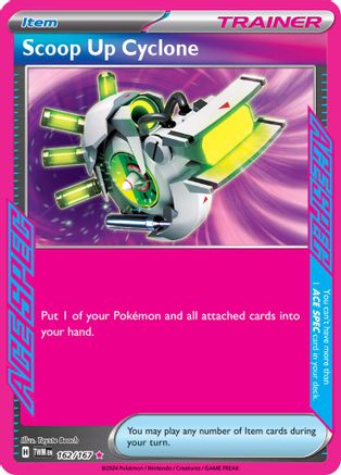 Scoop Up Cyclone (162) Holofoil [SV: Twilight Masquerade] Pokemon Single Pokémon