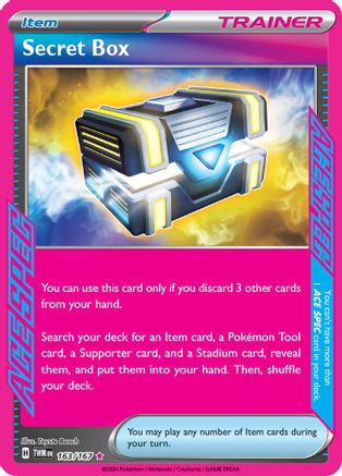 Secret Box (163) Holofoil [SV: Twilight Masquerade] Pokemon Single Pokémon