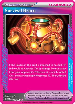 Survival Brace (164) Holofoil [SV: Twilight Masquerade] Pokemon Single Pokémon
