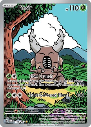 Pinsir - 168/167 Holofoil [SV: Twilight Masquerade] Pokemon Single Pokémon
