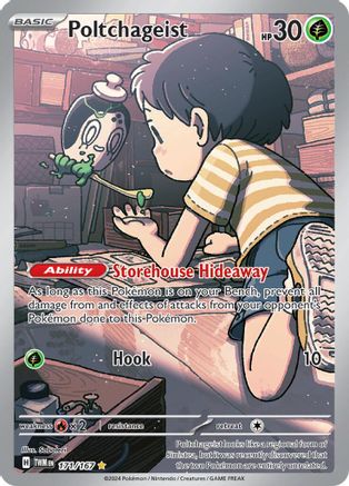 Poltchageist - 171/167 Holofoil [SV: Twilight Masquerade] Pokemon Single Pokémon