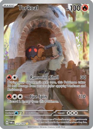 Torkoal - 172/167 Holofoil [SV: Twilight Masquerade] Pokemon Single Pokémon