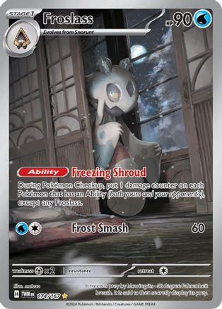 Froslass - 174/167 Holofoil [SV: Twilight Masquerade] Pokemon Single Pokémon
