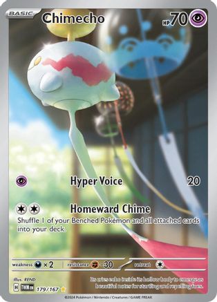 Chimecho - 179/167 Holofoil [SV: Twilight Masquerade] Pokemon Single Pokémon