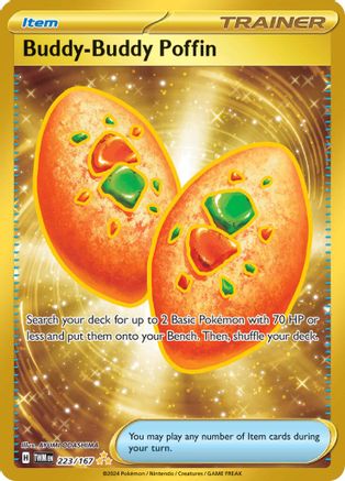 Buddy-Buddy Poffin (223) Holofoil [SV: Twilight Masquerade] Pokemon Single Pokémon