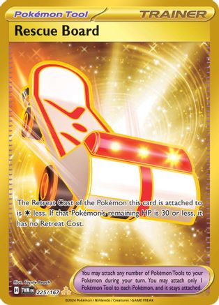 Rescue Board 225/167 Holofoil [SV: Twilight Masquerade] Pokemon Single Pokémon