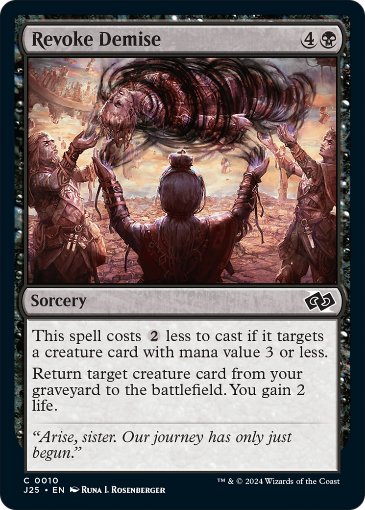Revoke Demise (J25-010) [Foundations Jumpstart] MTG Single Wizards of the Coast