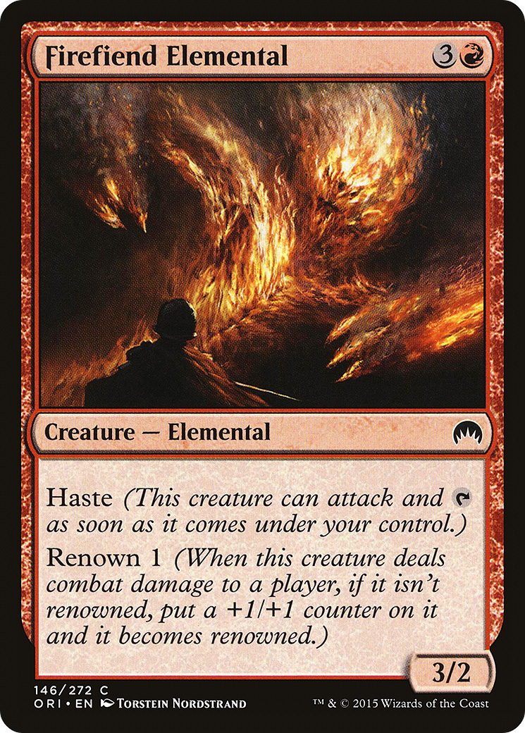 Firefiend Elemental (ORI-146) [Magic Origins] Foil MTG Single Wizards of the Coast