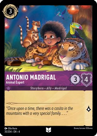 Antonio Madrigal - Animal Expert (35/204) [Ursulas Return] Lorcana Single Disney