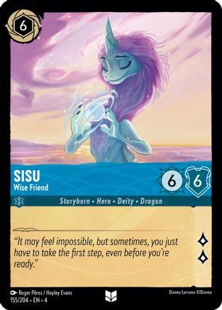 Sisu - Wise Friend (155/204) [Ursulas Return] Lorcana Single Disney