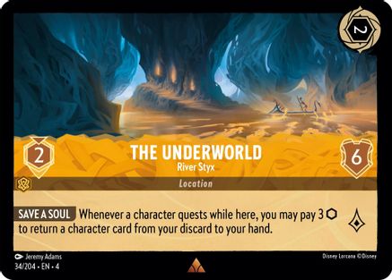 The Underworld - River Styx (34/204) [Ursulas Return] Lorcana Single Disney