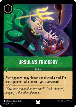 Ursula's Trickery (96/204) [Ursulas Return] Lorcana Single Disney