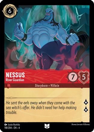 Nessus - River Guardian (118/204) [Ursulas Return] Lorcana Single Disney