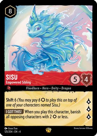 Sisu - Empowered Sibling (125/204) [Ursulas Return] Cold Foil Lorcana Single Disney