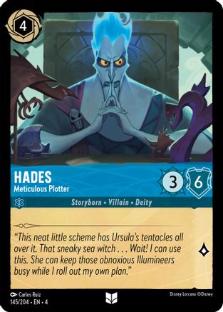 Hades - Meticulous Plotter (145/204) [Ursulas Return] Lorcana Single Disney
