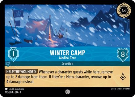Winter Camp - Medical Tent (170/204) [Ursulas Return] Lorcana Single Disney