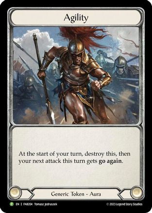 Agility (Cold Foil) [FAB204] (Promo)  Cold Foil Flesh And Blood Single Flesh And Blood   