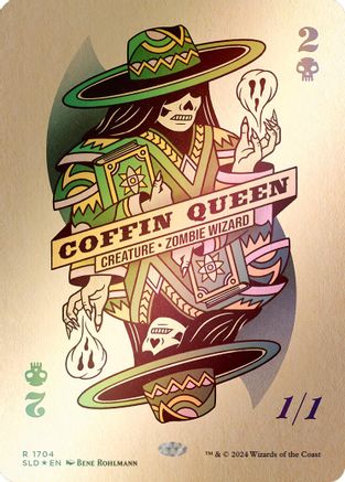 Coffin Queen (Rainbow Foil) (SLD-1704) [Secret Lair] Drop Series Foil MTG Single Wizards of the Coast