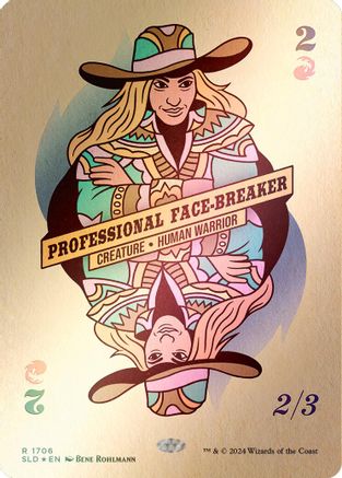 Professional Face-Breaker (Rainbow Foil) (SLD-1706) [Secret Lair] Drop Series Foil MTG Single Wizards of the Coast