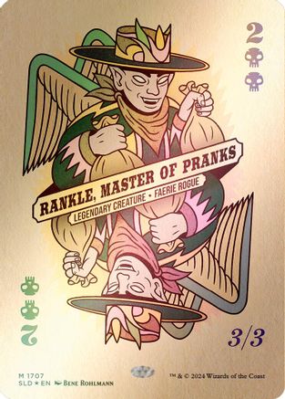 Rankle, Master of Pranks (Rainbow Foil) (SLD-1707) [Secret Lair] Drop Series Foil MTG Single Wizards of the Coast