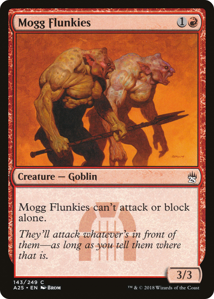 Mogg Flunkies (A25-143) [Masters 25] Foil MTG Single Wizards of the Coast