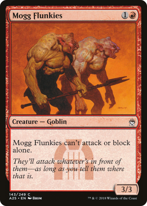Mogg Flunkies (A25-143) [Masters 25] Foil MTG Single Wizards of the Coast