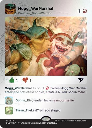 Mogg War Marshal (Rainbow Foil) (SLD-1618) [Secret Lair] Drop Series Foil MTG Single Wizards of the Coast