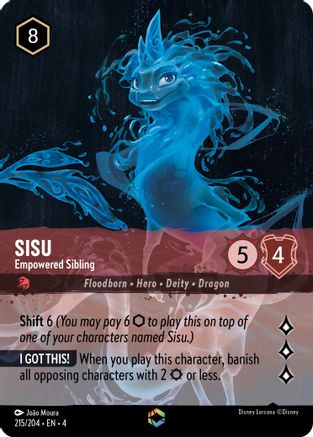 Sisu - Empowered Sibling (Enchanted) (215/204) [Ursulas Return] Holofoil Lorcana Single Disney