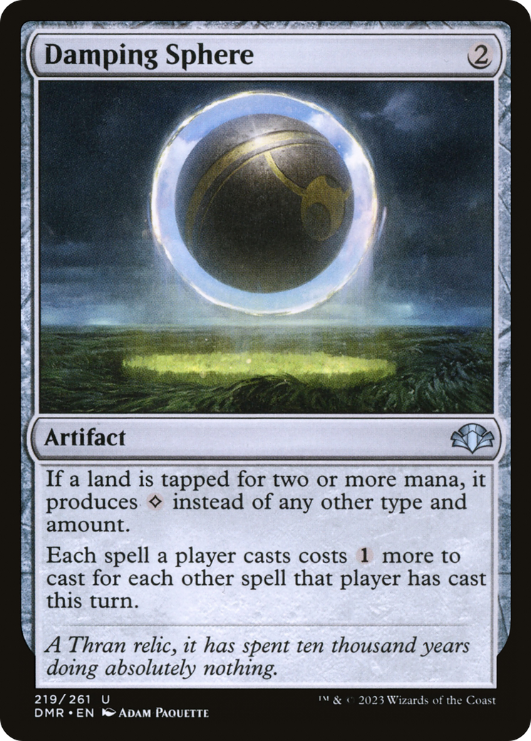 Damping Sphere (DMR-219) [Dominaria Remastered] MTG Single Wizards of the Coast