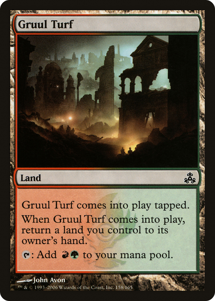 Gruul Turf (GPT-158) [Guildpact] Foil MTG Single Wizards of the Coast