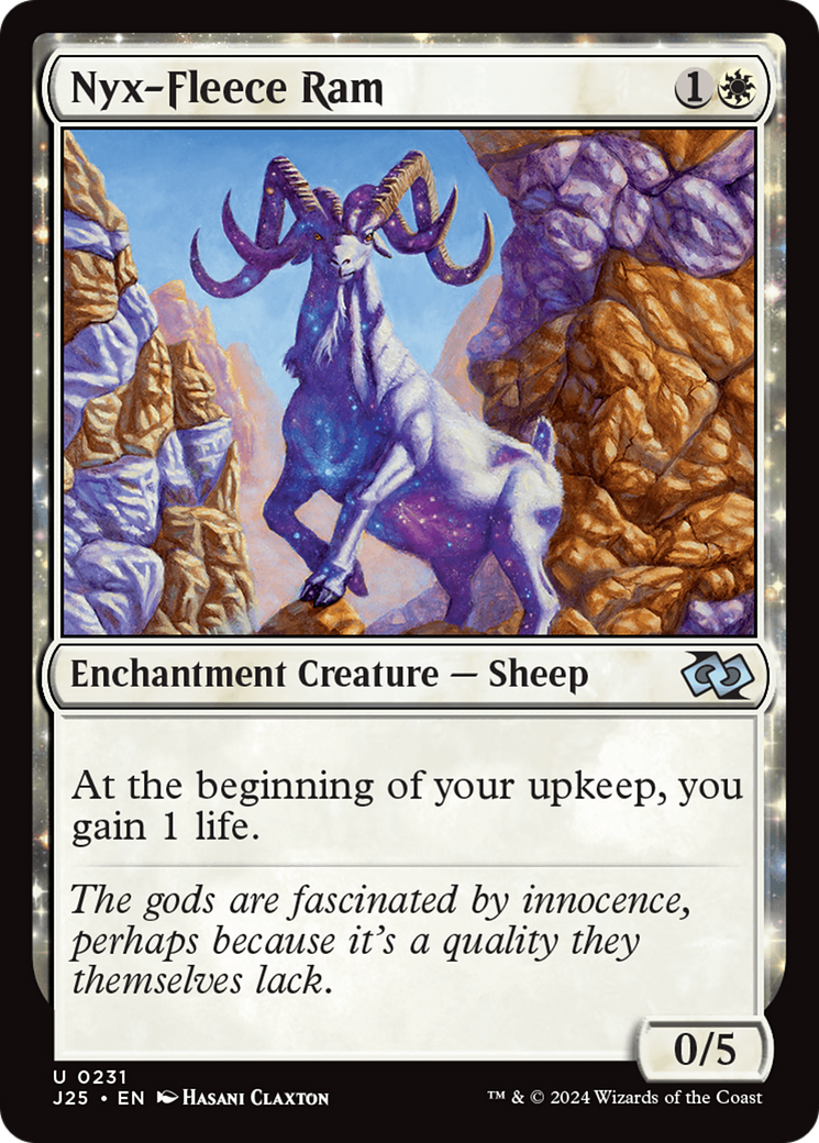 Nyx-Fleece Ram (J25-231) [Foundations Jumpstart] MTG Single Wizards of the Coast