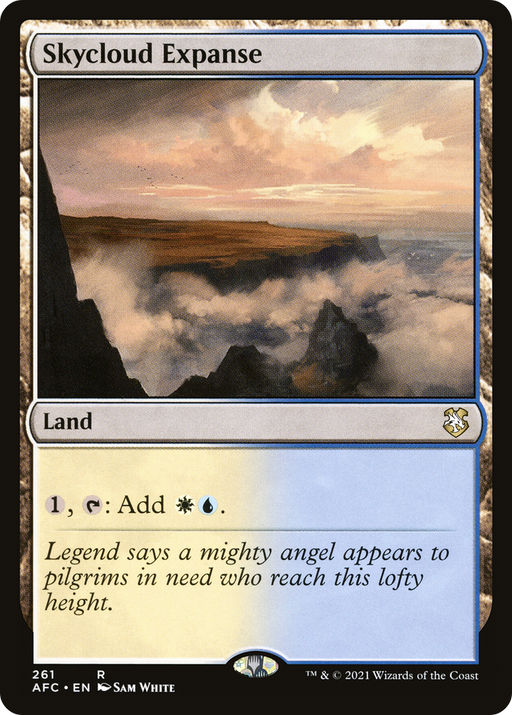 Skycloud Expanse (AFC-261) [Forgotten Realms Commander] MTG Single Wizards of the Coast