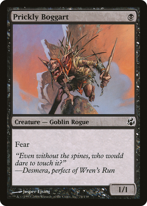 Prickly Boggart (MOR-074) [Morningtide] MTG Single Wizards of the Coast