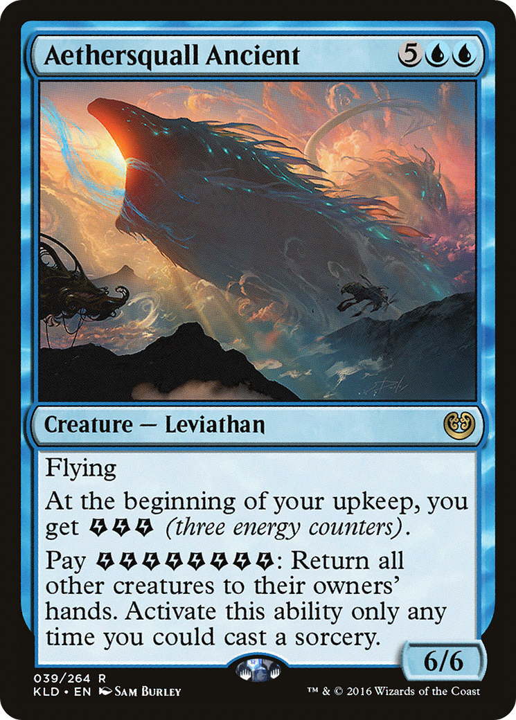 Aethersquall Ancient (KLD-039) [Kaladesh] MTG Single Wizards of the Coast