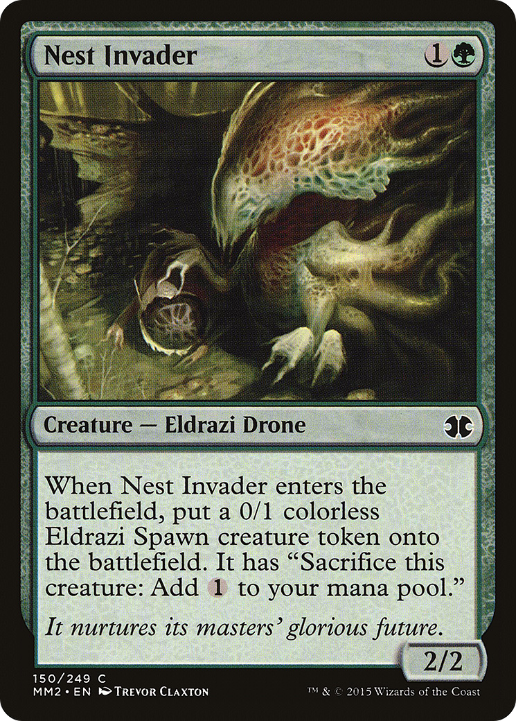 Nest Invader (MM2-150) [Modern Masters 2015] MTG Single Modern Masters 2015