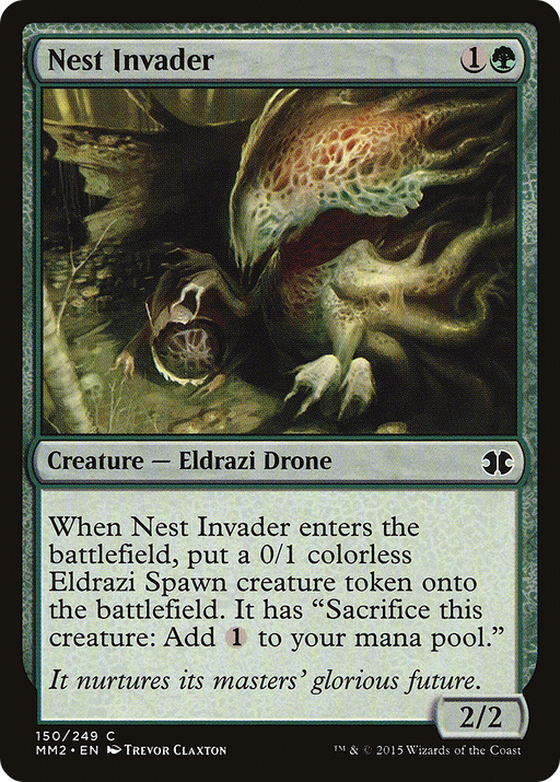 Nest Invader (MM2-150) [Modern Masters 2015] MTG Single Modern Masters 2015