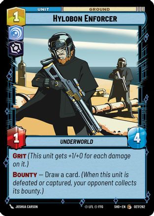 Hylobon Enforcer (027/262)[Shadows of the Galaxy] Foil Star Wars: Unlimited Single Disney