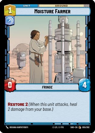 Moisture Farmer (055/262)[Shadows of the Galaxy] Foil Star Wars: Unlimited Single Disney