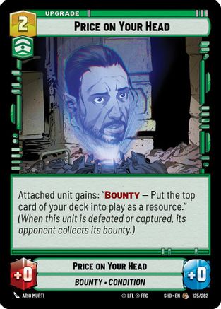 Price on Your Head (125/262)[Shadows of the Galaxy] Foil Star Wars: Unlimited Single Disney