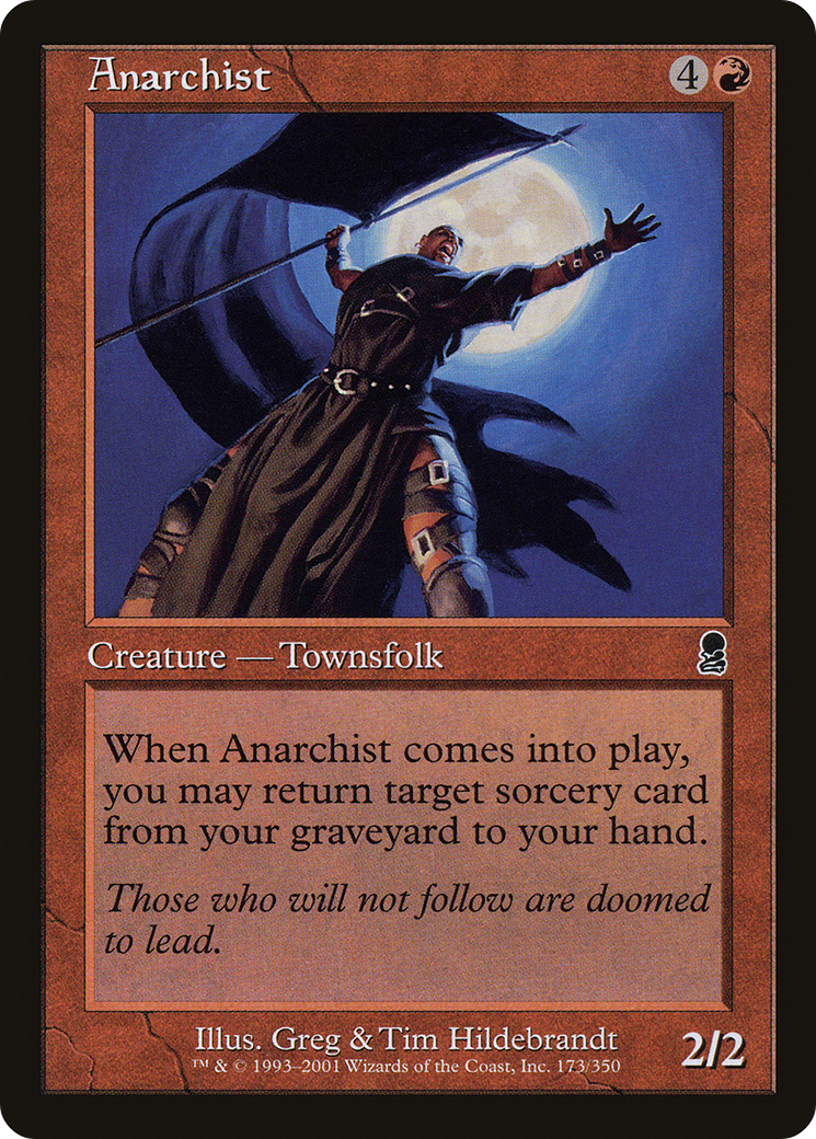 Anarchist (ODY-173) [Odyssey] Foil MTG Single Wizards of the Coast