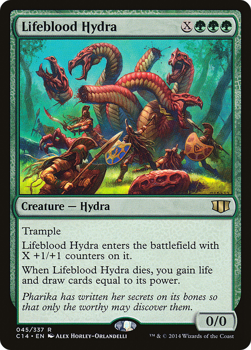 Lifeblood Hydra (C14-045) [Commander 2014] MTG Single Wizards of the Coast