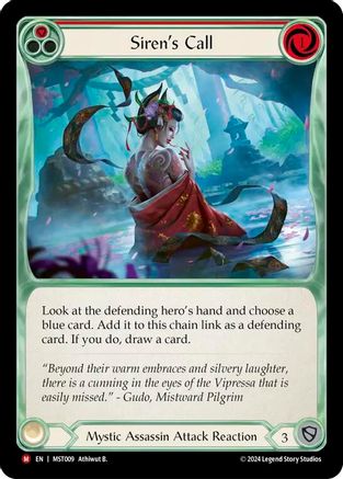 Siren's Call [MST009] (Part the Mistveil)  Rainbow Foil Flesh And Blood Single Flesh And Blood   