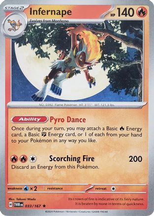 Infernape - 033/167 [Misc: Deck Exclusives] Pokemon Single Pokémon