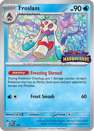 Froslass - 117 (117) Holofoil [Promos: SV Promo Cards] Pokemon Single Pokémon