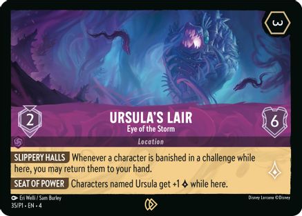 Ursula's Lair - Eye of the Storm (35) [Disney Lorcana Promo Cards] Cold Foil Lorcana Single Disney