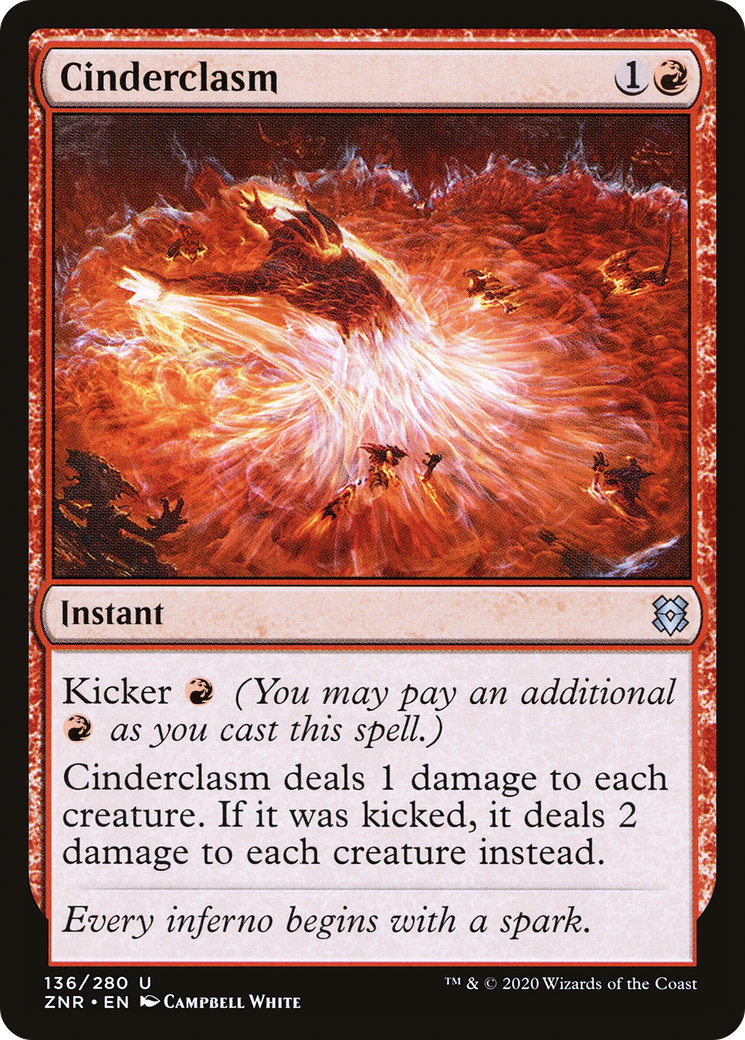 Cinderclasm (ZNR-136) [Zendikar Rising] MTG Single Wizards of the Coast