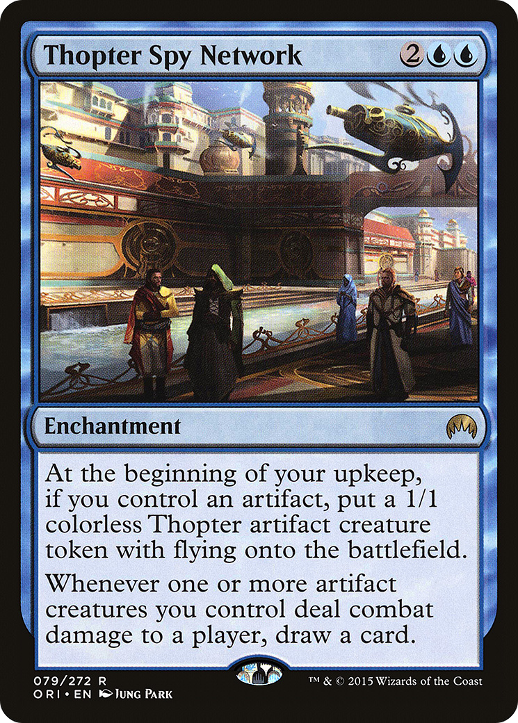 Thopter Spy Network (ORI-079) [Magic Origins] Foil MTG Single Wizards of the Coast