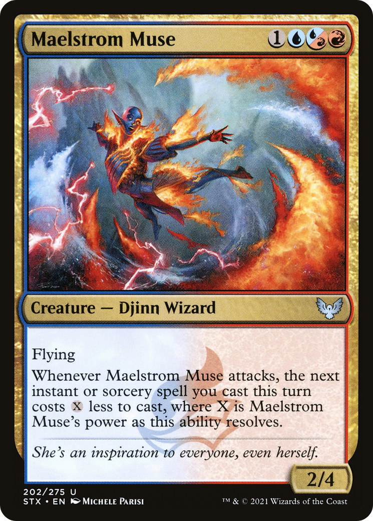 Maelstrom Muse (STX-202) [Strixhaven: School of Mages] MTG Single Wizards of the Coast