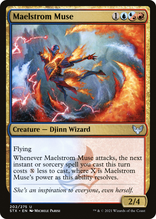 Maelstrom Muse (STX-202) [Strixhaven: School of Mages] Foil MTG Single Wizards of the Coast