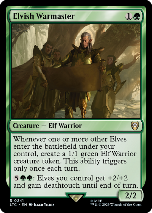 Elvish Warmaster (LTC-241) [Tales of Middle-earth Commander] MTG Single Wizards of the Coast